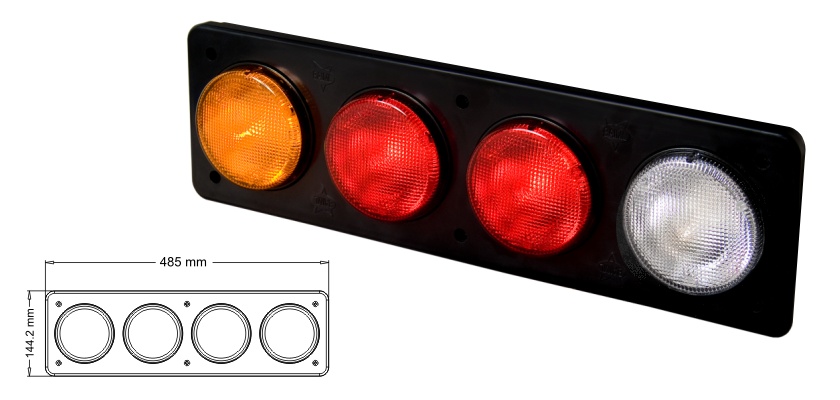 1810MT-4 - SOPORTE FARO 1810 X 4